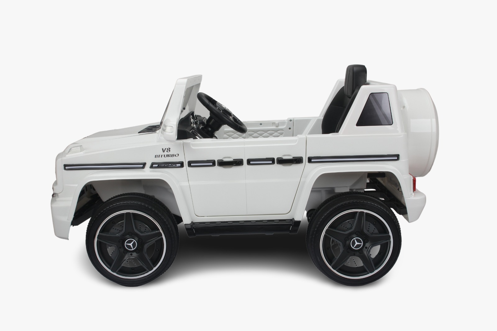 White mercedes shop power wheels