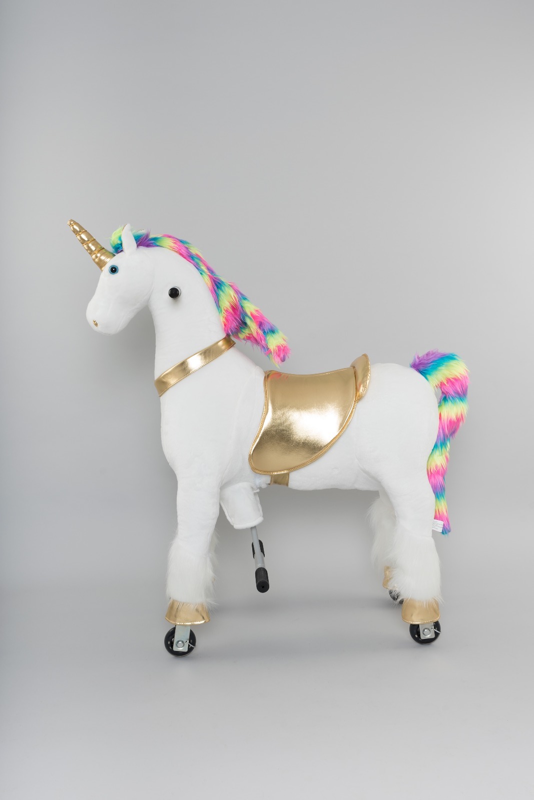Unicorn Ride On Animal Toy for Kids, Rainbow - Medium - Little Riders