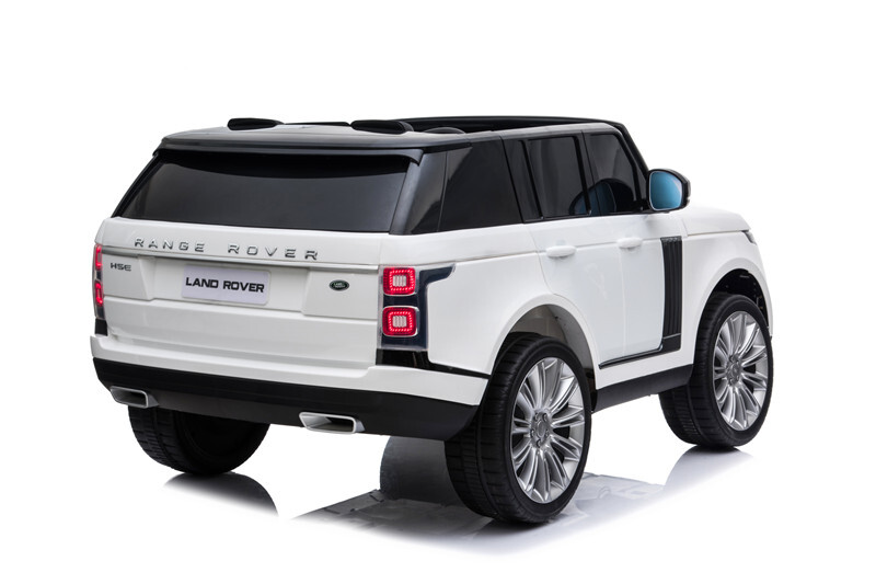 Range Rover SUV, 4x4 Electric Ride On Toy for Kids White Land Rover