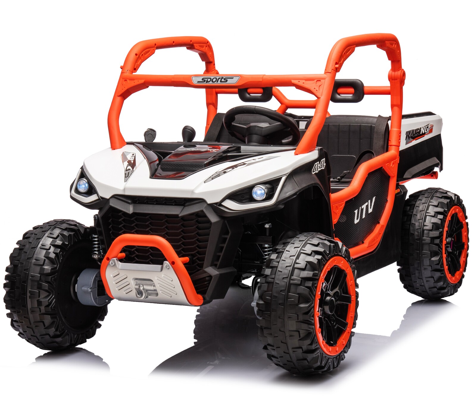 24V Electric UTV Kids Ride On Car 2 Seated White