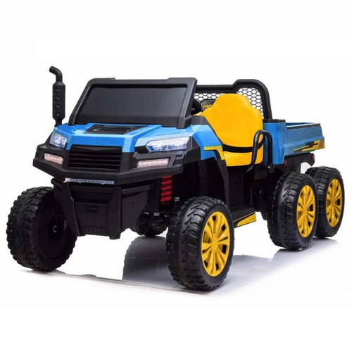 24V Farm Truck With Tipping Bed - Blue
