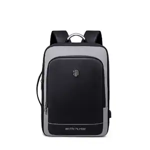 ExpandTech 3-in-1 Backpack - Convertible Laptop Travel Bag - Black