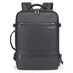 Tech Titan Anti-Theft Backpack - Business Laptop Bag for Men - Black
