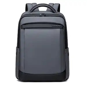 VoyagerTech Business Backpack - Lightweight Laptop Bag - Grey