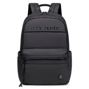 TechGuardian Traveler Backpack - Compact Laptop Backpack - Black