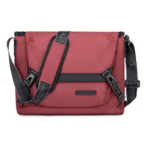UrbanFlex Messenger Bag - Lightweight Crossbody Laptop Bag - Red