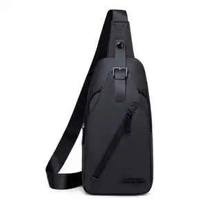 TransitTech Sling Bag - Multi-Way Water-Resistant Crossbody - Black