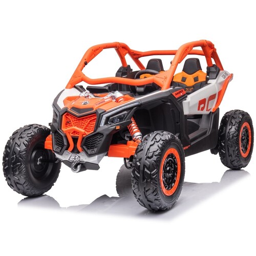 24V Licenced 4x4 Can-Am RC Kids ride on car, UTV by Little Riders Australia - Orange