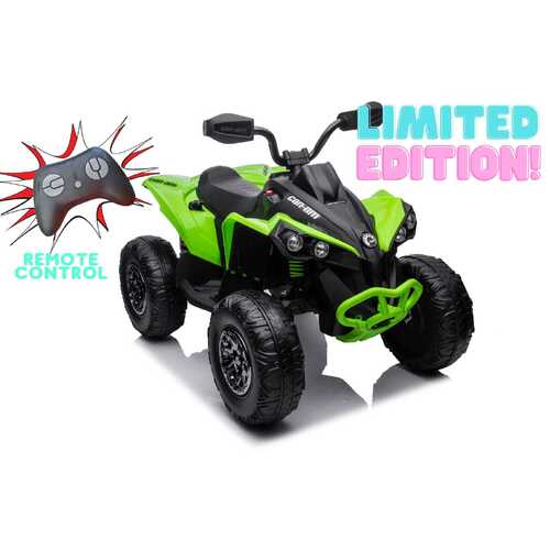 *Limited Edition* 12V Licensed 4x2 Can Am Renegade ATV *Limited Edition* - Green