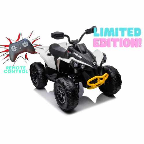 *Limited Edition* 12V Licensed 4x2 Can Am Renegade ATV *Limited Edition* - White