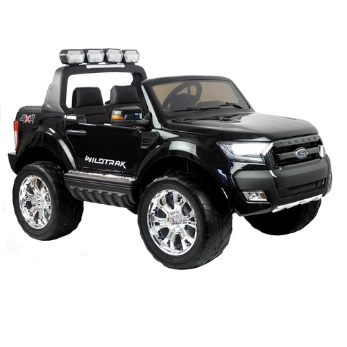 Ford Ranger Ute, 4x4 4WD Electric Ride On Toy for Kids - Black