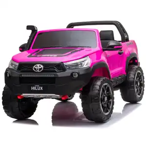 Toyota Hilux Rugged, 4x4 4WD Ute Licensed Electric Ride On Toy for Kids - Hot Pink - Pre-Order ETA 26 June 2025