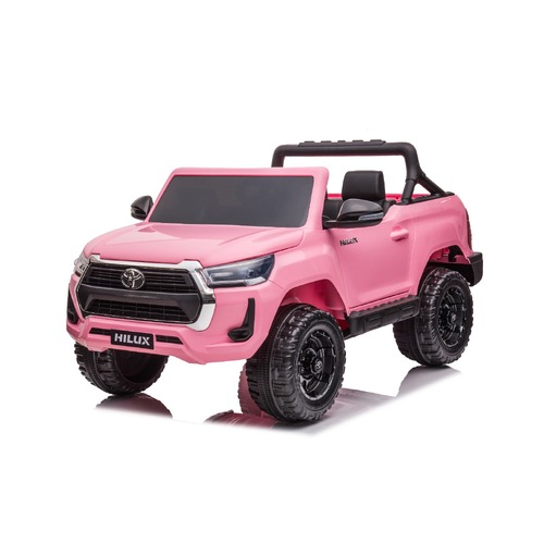 24V Licensed Toyota Hilux SR5 Electric Ride-On Car for Kids - Pink