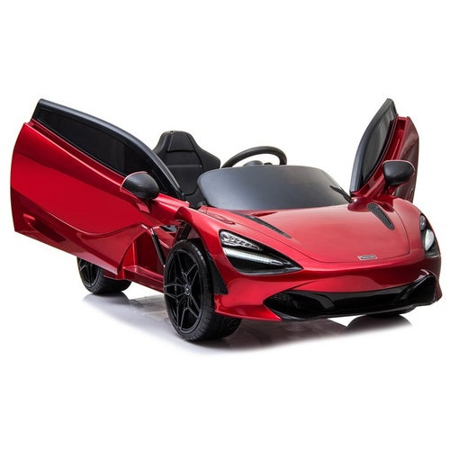 McLaren 720S Sports Car, 12V Electric Ride On Toy for Kids - Red