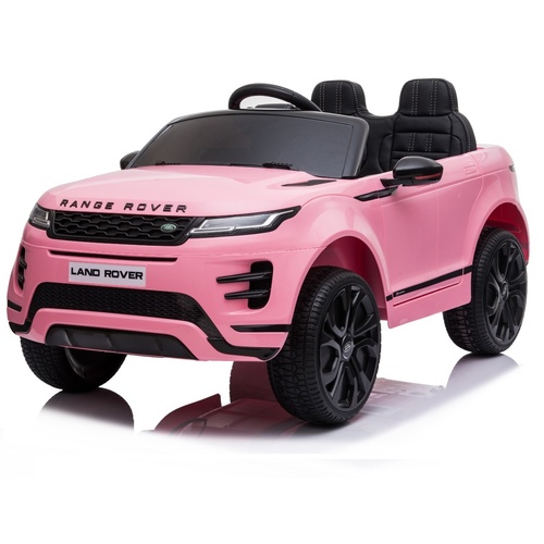Licensed Land Rover Evoque 12V Electric Ride On Toy - Pink