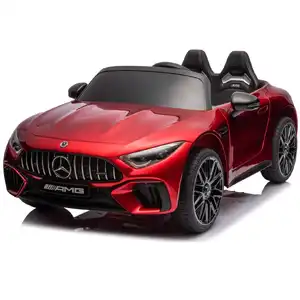 Mercedes 12V Electric kids ride on car - Red