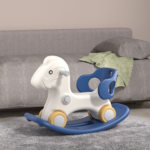 Adventure Trio Ride-on Rocking Horse - Blue