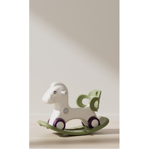 Adventure Trio Ride-on Rocking Horse - Green
