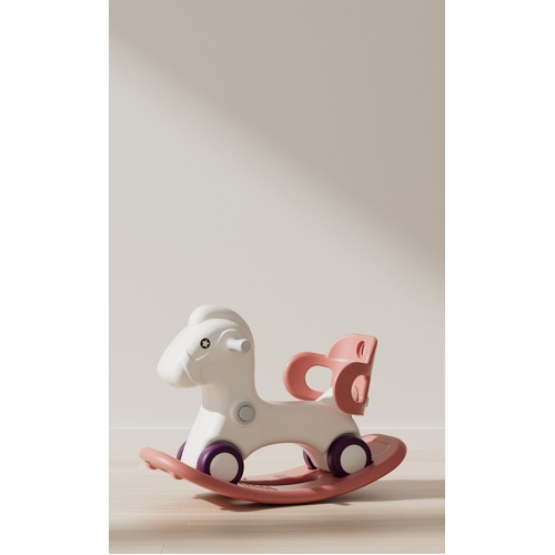 Adventure Trio Ride-on Rocking Horse - Red