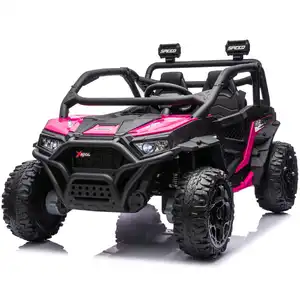 24V Little Riders X-Trail Scout 2 Seater Kids Ride-On Buggy - Pink - Pre-Order ETA 5 October 2026