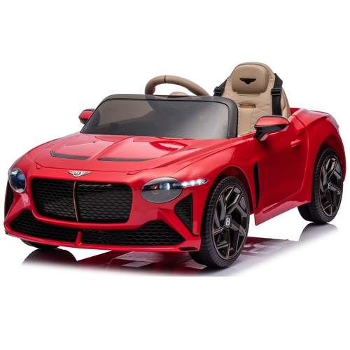 12V Electric Luxury Bentley Bacalar Ride-on Car - Red