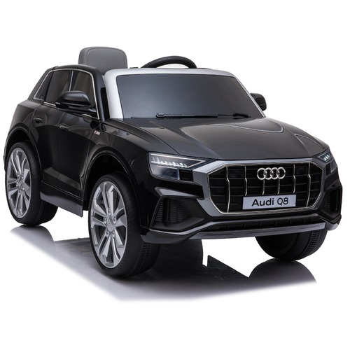 12V Licensed Audi Q8 Kids ride on car with remote - Black