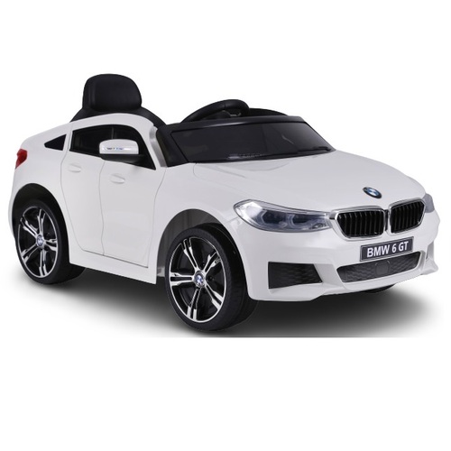 12V Licensed BMW GT Kids ride on car with remote - White
