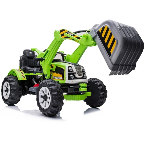 Ride on Excavator 12V Digger by Little Riders Australia - Green