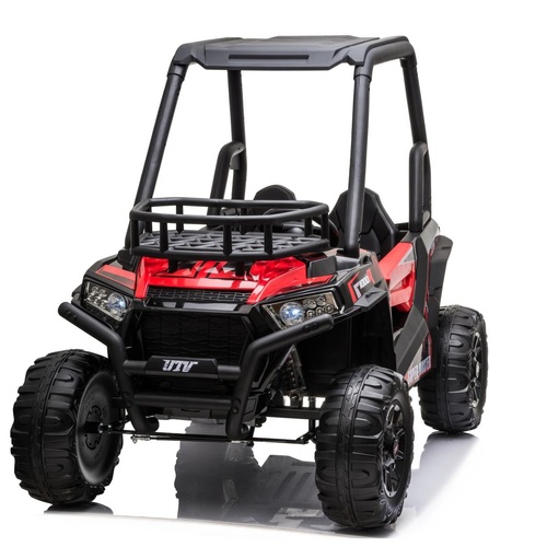 Beach Buggy Adventure, 24V UTV Electric Ride On car for Kids - Red