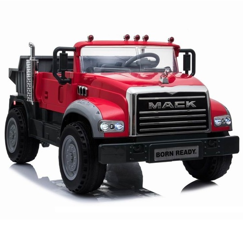 Licensed Mack Dump Truck Kids ride on car - Red