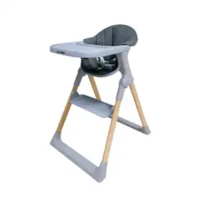 Little Riders TidyTots Compact High Chair - Cool Grey