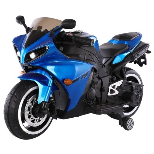 12V kids ride on motorbike Yamaha R1 inspired - Blue -  Pre-Order ETA 30th June