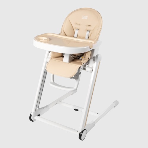 Little Riders Smart-Rolling Baby High Chair - Beige