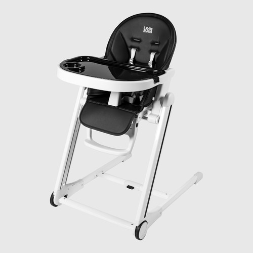 Little Riders Smart-Rolling Baby High Chair - Black
