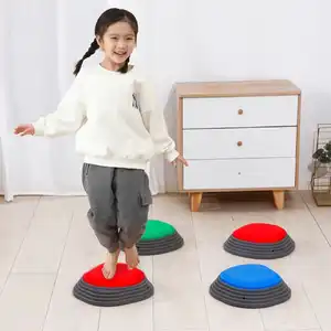 Multi-Colour Anti-Slip Bouncing Stepping Stones for Kids Play