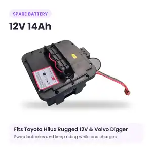12v Battery Box To suit Toyota Hilux & Volvo Digger Ride-on