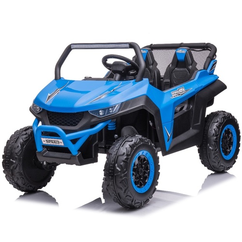 12V Beach Buggy Rambler Electric kids ride on car by Little Riders - Blue