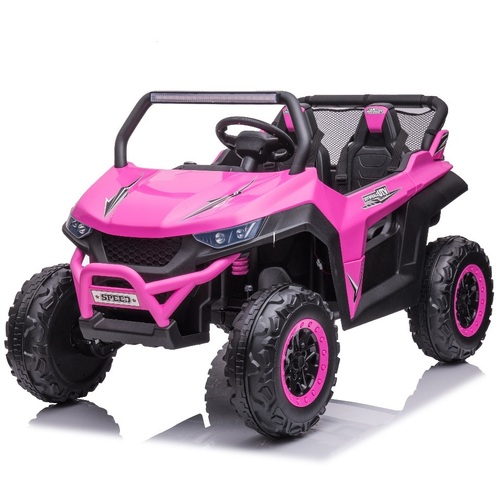12V Beach Buggy Rambler Electric kids ride on car by Little Riders - Pink