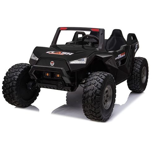 24V Beach Buggy Sahara 4WD Electric Ride On Toy for Kids - Black  - Pre-Order ETA 15th Feb 2022