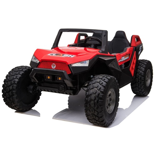 24V Beach Buggy Sahara 4WD Electric Ride On Toy for Kids - Red Pre-Order ETA 5th Jan 2022