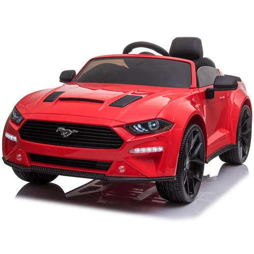 12V Licensed Mustang kids ride on car - Red