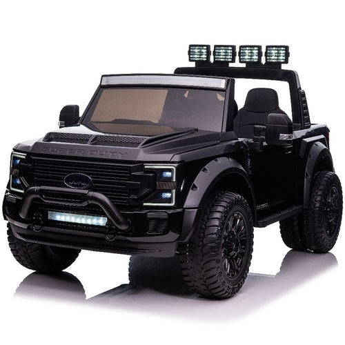 Ford Super Duty Licensed Ride on car by Little Riders - Black