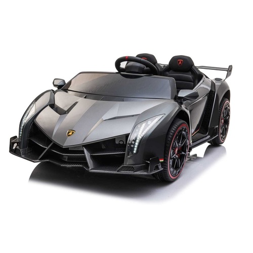 Licensed Lamborghini Veneno ride on car toy for kids - Black