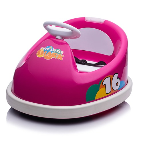 6V Electric Bumper Car For Kids - Pink