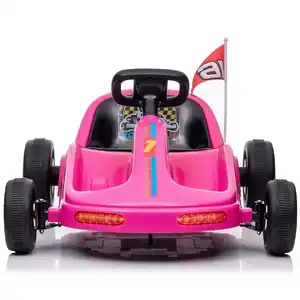 Little Riders 12V Mini Go-Kart Racer Electric Ride-On – Single Seat Kids Car with Remote Control - Pink - Pre-Order ETA 15 September 2025