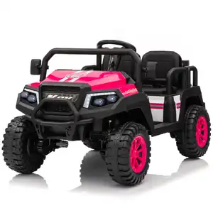 Little Riders Bush Mates 24V Kids Ride-On Car with 4 Seats - Pink - Pre-Order ETA 7 October 2025
