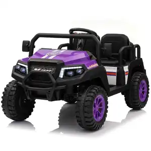 Little Riders Bush Mates 24V Kids Ride-On Car with 4 Seats - Purple - Pre-Order ETA 7 October 2025