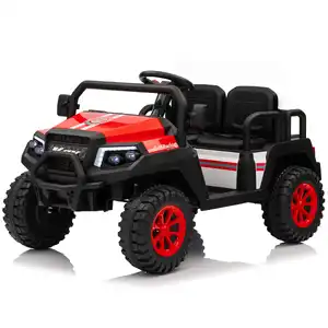 Little Riders Bush Mates 24V Kids Ride-On Car with 4 Seats - Red - Pre-Order ETA 15 September 2025